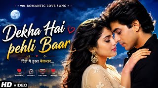 Download lagu 💖Dekha Hai Pehli Baar❤️ | 90s Bollywood Romantic Love Song | Heart Touching Hindi Melody 🎶 mp3