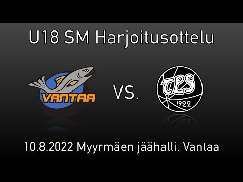 K-Vantaa vs. TPS, U18 SM Harjoitusottelu, 10.8.2022 Myyrmäen jäähalli, Vantaa (0-5)