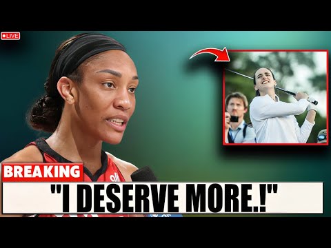 A’ja Wilson Can’t HIDE Her JEALOUSY After Caitlin Clark’s SHOCKING LPGA Move!