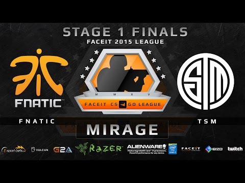 Fnatic vs TSM - Map 1 - Mirage (FACEIT 2015 League Stage 1 Finals)