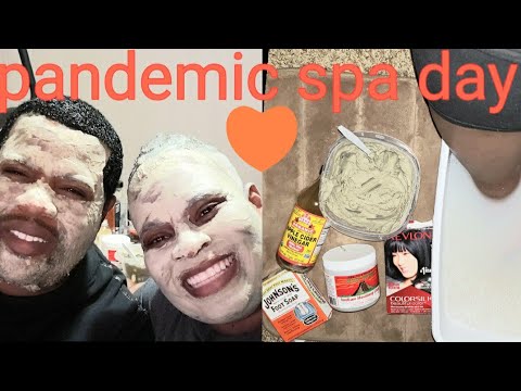 Couple's spa day at home🧖🏾‍♀️🧖🏾‍♂️