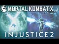 Mortal Kombat VS Injustice - Raiden Comparison (Moves/Super/X-Ray/Outro)