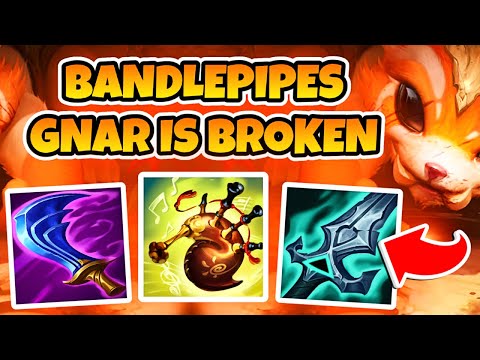 I FOUND THE MOST BROKEN BANDLEPIPES BUILD ON GNAR!!! Season 16 Gnar Gameplay (League of Legends)