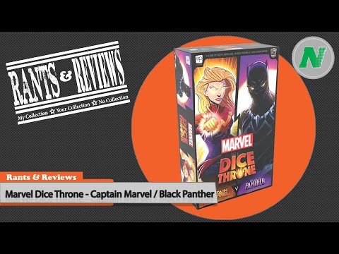 Rants And Reviews: Marvel Dice Throne - Captain Marvel / Black Panther Expansion