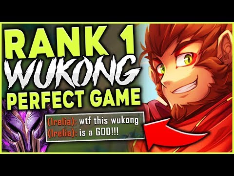 HOW TO PLAY WUKONG PERFECTLY IN SEASON 9! RANK 1 CHALLENGER WUKONG GAMEPLAY - League of Legends