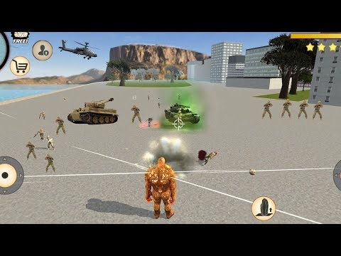 Stone Giant - (Giant Fight Army Man) Stone Giant Fight Troop - Stone Giant Destroy Milta Camp - HD
