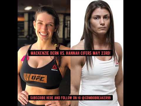 Mackenzie Dern vs. Hannah Cifers May 23rd! #thefightfront