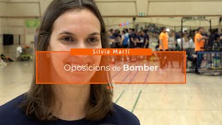 Silvia Martí prepara la oposición de bombero Silvia Martí prepara la oposición de bombero