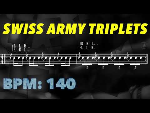 Swiss Army Triplet Workout Routine BPM: 140 (Lvl. Advanced)