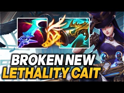 Caitlyn's Highest Winrate Build By Far - Lethality Caitlyn ADC Gameplay