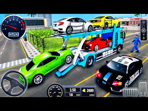 Crazy Offroad Car Transporting Games - Android Gameplay #25
