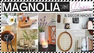 🌸 MAGNOLIA DUPES & High End DECOR HACKS - Ballard Design Book End, DIY Stand, Vase, Wall ART & Decor