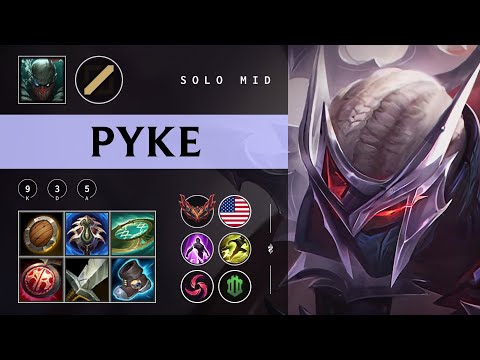Pyke Mid vs Viktor - NA Grandmaster Patch 25.24