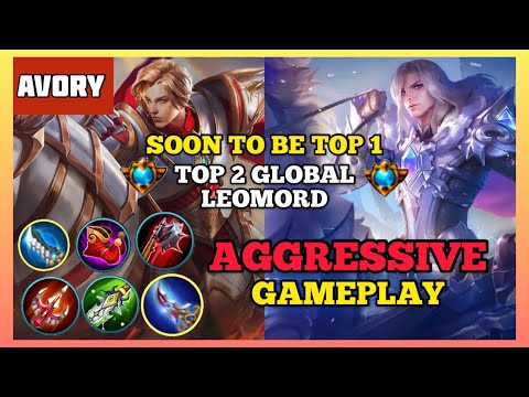 Aggressive Gameplay! MANIAC!! [Top Global Leomord] - Avory Mobile Legends #14