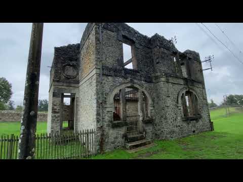 Took my family to see the ww2 village Oradour-sur-Glane massacre in France , Nazi massacre