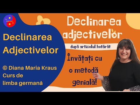 Declinarea Adjectivelor -o metodă genială Dupa articolul hotarat  Invata Limba germana pentru romani