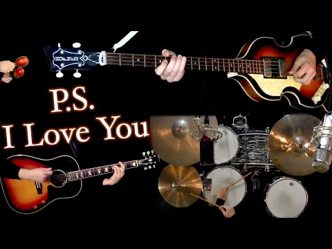 P. S. I Love You | Instrumental Cover w Chords | Guitars, Bass, Drums & Maracas Video