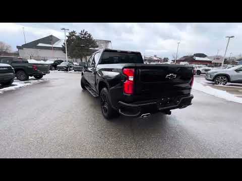 2023 Chevrolet Silverado 1500 Crew Cab Short Box 4-Wheel Drive RST in Black for sale at Boyer Pickering Chevrolet Cadillac Buick GMC Ltd. in Pickering, ON