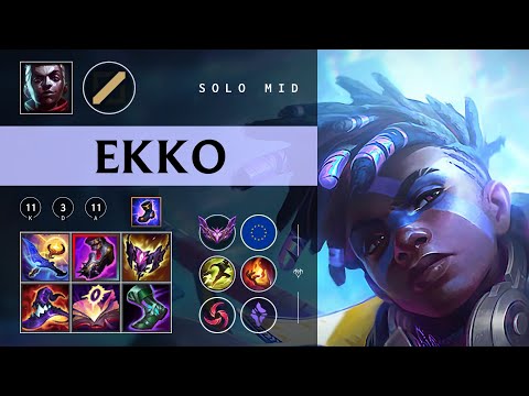 Ekko Mid vs Orianna - EUW Master Patch 26.02