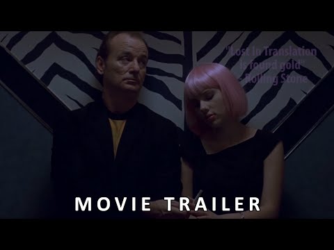Lost in Translation trailer image of Charlotte walking through neon-lit Tokyo streets at night