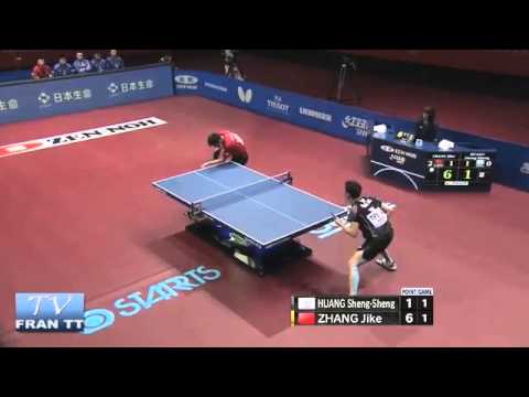 Zhang jike (China) vs  Chen Chien An (China Taipei) Mundial de Equipes Tóquio 2014