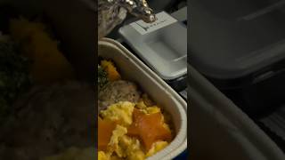 【ユナイテッド航空・機内食】マカロニ、チキン、チャイルドミール