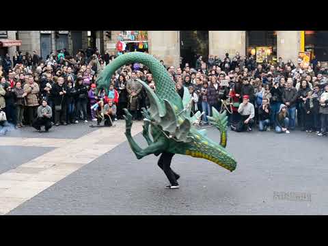 Víbria de Reus - Lluïment del Seguici Festiu de Reus per Santa Eulàlia de Barcelona (17/2/2013)