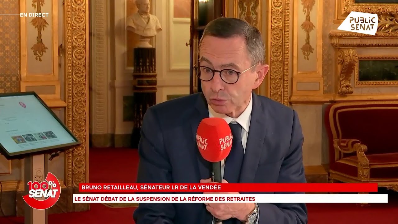 Suspension de la réforme des retraites : « C’est le tribut que le gouvernement a donné à la gauche », fustige Bruno Retailleau