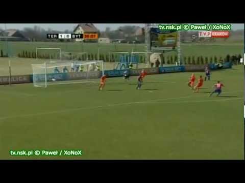 tv.nsk.pl 2012-03-25 Termalica Bruk-Bet Nieciecza - Polonia Bytom 1-0 (1-0) bramka relacja