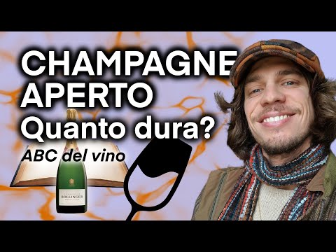 CHAMPAGNE Aperto? Ecco quanto dura 🍾🥂