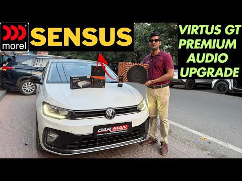 VIRTUS GT upgraded with MOREL SENSUS 2 WAY ACTIVE Audio Setup 🔊 Professional TUNING ✅| CAR MAN INDIA