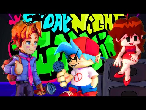 FNF: FRIDAY NIGHT FUNKIN VS SENPAI IN 3D [FNFMODS/HARD] #senpai #monika