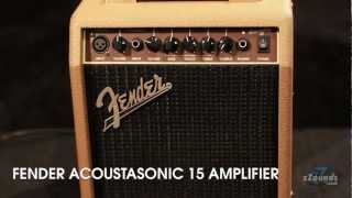 Video thumbnail for Fender Acoustasonic 15 Acoustic Guitar Amp by zZounds