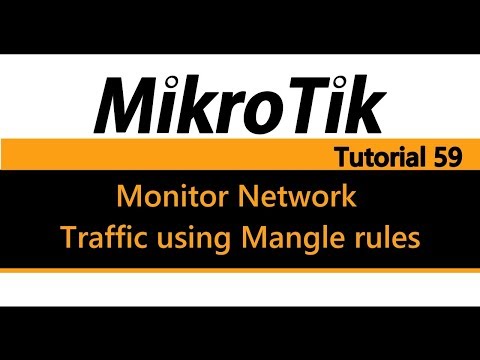 MikroTik Tutorial 59 - Monitor network traffic using Mangle rules
