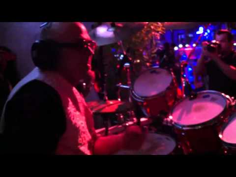 rare: SKYWALK-Drummer Torsten Dechert performes at the Living, Frankfurt Germany