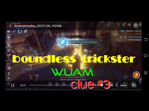 MIR4 | BOUNDLESS TRICKSTER WUAM CLUE #3|UNLOCKED