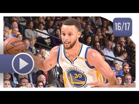 Stephen Curry Full Highlights vs Jazz (2017.04.10) - 28 Pts in 3 Qtrs