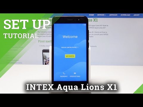 Set Up INTEX Aqua Lions X1 - Device Activation and Confuguration