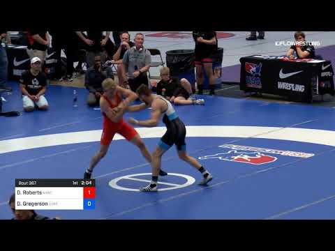 63 Kg Rr Rnd 2 Dalton Roberts NYAC NMU Vs Dylan Gregerson Utah Valley RTC