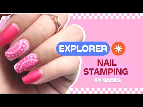 How Do You Use Stamping Nail Art Kit| Review + demo| In Telugu !! - YouTube