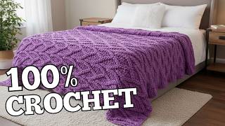 🔥 Easy & Beautiful Brioche Crochet Stitch | Full Step-by-Step Tutorial