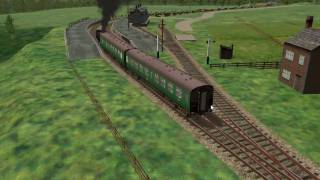 preview picture of video 'Sandsend-Whitby-Scarborough By Rail 2008 HD Microsoft Train Simulator'