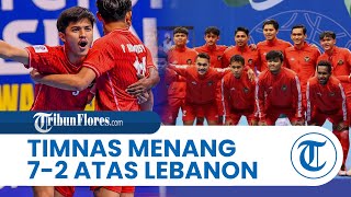 Piala Asia Futsal 2022 Kuwait: Sukses Menang 7-2 atas Lebanon, Timnas Indonesia Jaga Asa untuk Lolos