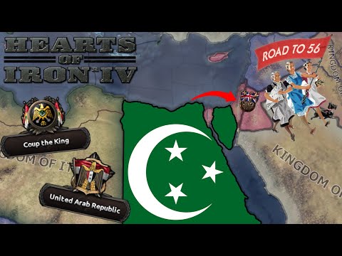 Uniting Arabs under one state as Egypt | Hearts of Iron IV