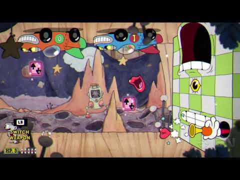 Cuphead Walkthrough - Funhouse Frazzle Pacifist Run