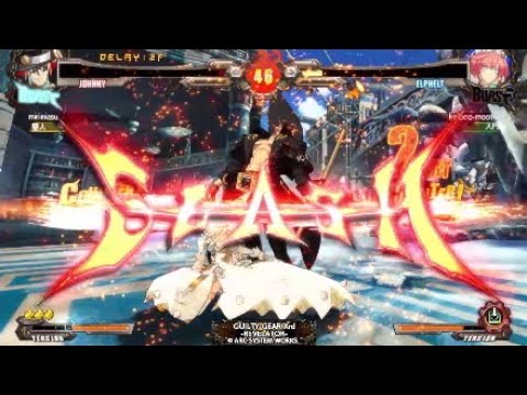 ♯204【PS4】GGXrd Rev2 Johnny lobby match【ジョニー】