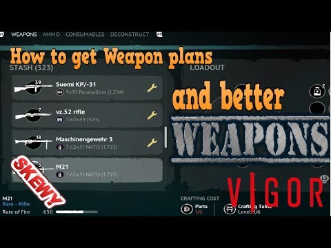 Vigor: How To Get Weapon Plans And Better Weapons