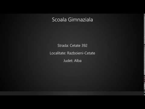 Scoala Gimnaziala Razboieni-Cetate