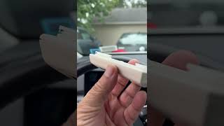 How to put Ez pass device on the windshield.