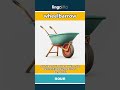 wheelbarrow (noun) - definition and usage in English